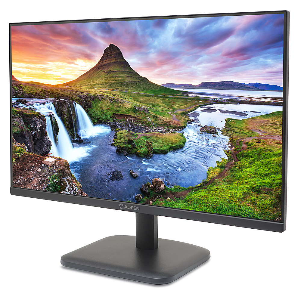 Left View: Acer - AOPEN 27CL1 Ebi 27”  LED FHD FreeSync Monitor (HDMI, VGA) - Black