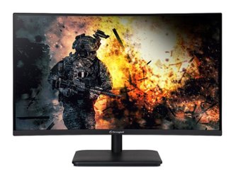 Acer - AOPEN 27HC5R Vbiipx 27” LED FHD Curved FreeSync Monitor (DisplayPort, HDMI ) - Black - Front_Zoom