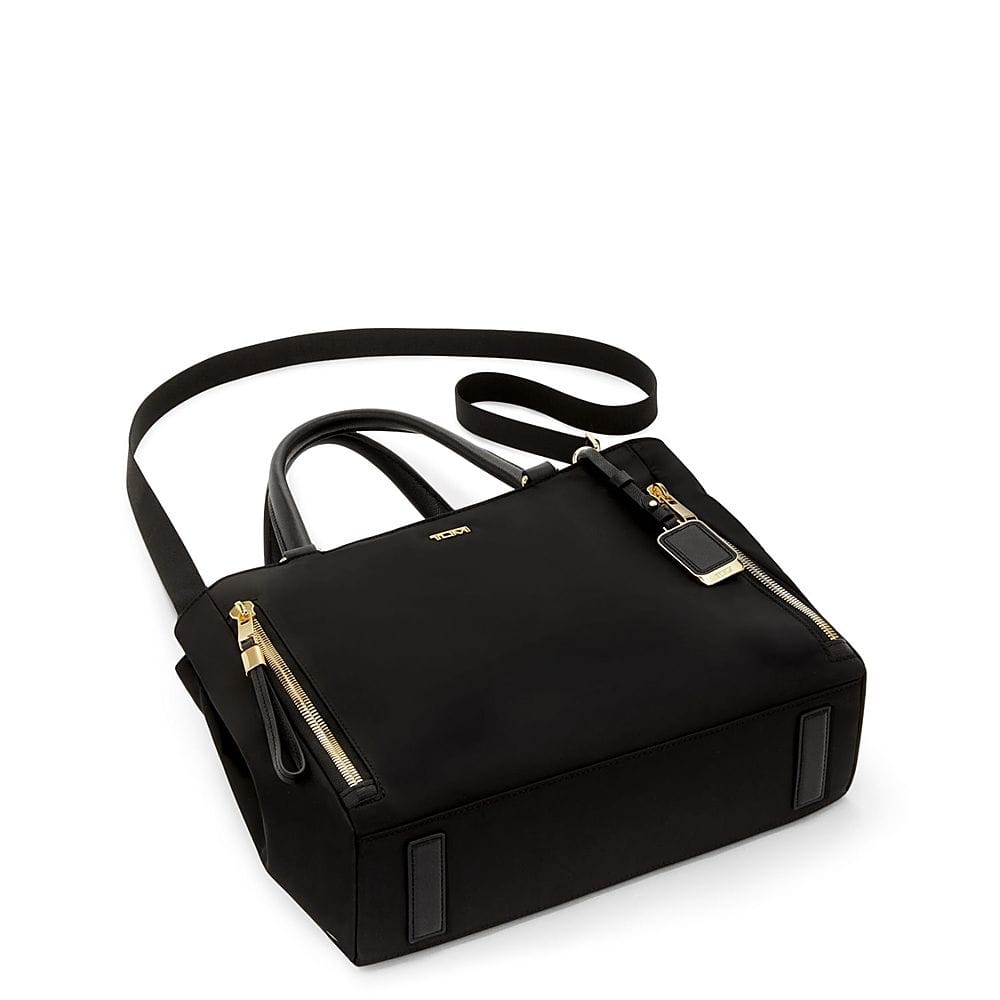 Alt View 12. TUMI - Voyageur Valetta Medium Tote - Black/Gold.