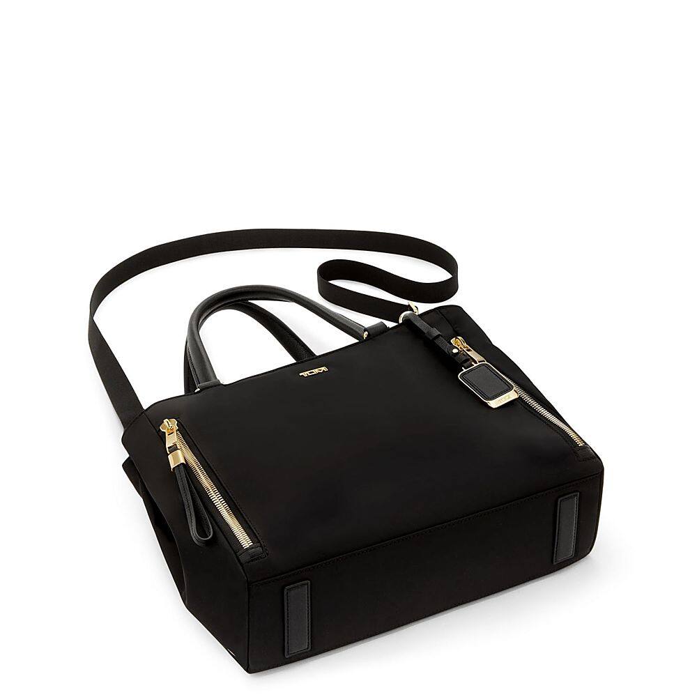 Alt View 12. TUMI - Voyageur Valetta Medium Tote - Black/Gold.