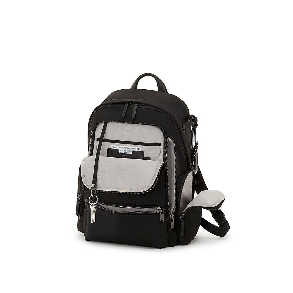 Angle. TUMI - Voyageur Celina Backpack - Black/Gunmetal.