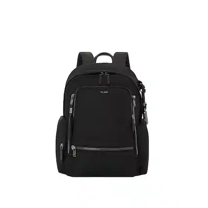 Front. TUMI - Voyageur Celina Backpack - Black/Gunmetal.
