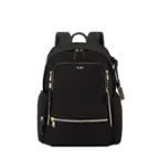 Front. TUMI - Voyageur Celina Backpack - Black/Gold.