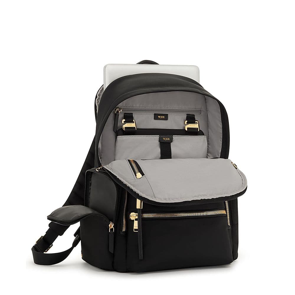 Alt View 13. TUMI - Voyageur Celina Backpack - Black/Gold.