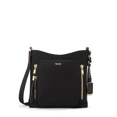 Front. TUMI - Voyageur Tyler Crossbody - Black/Gold.