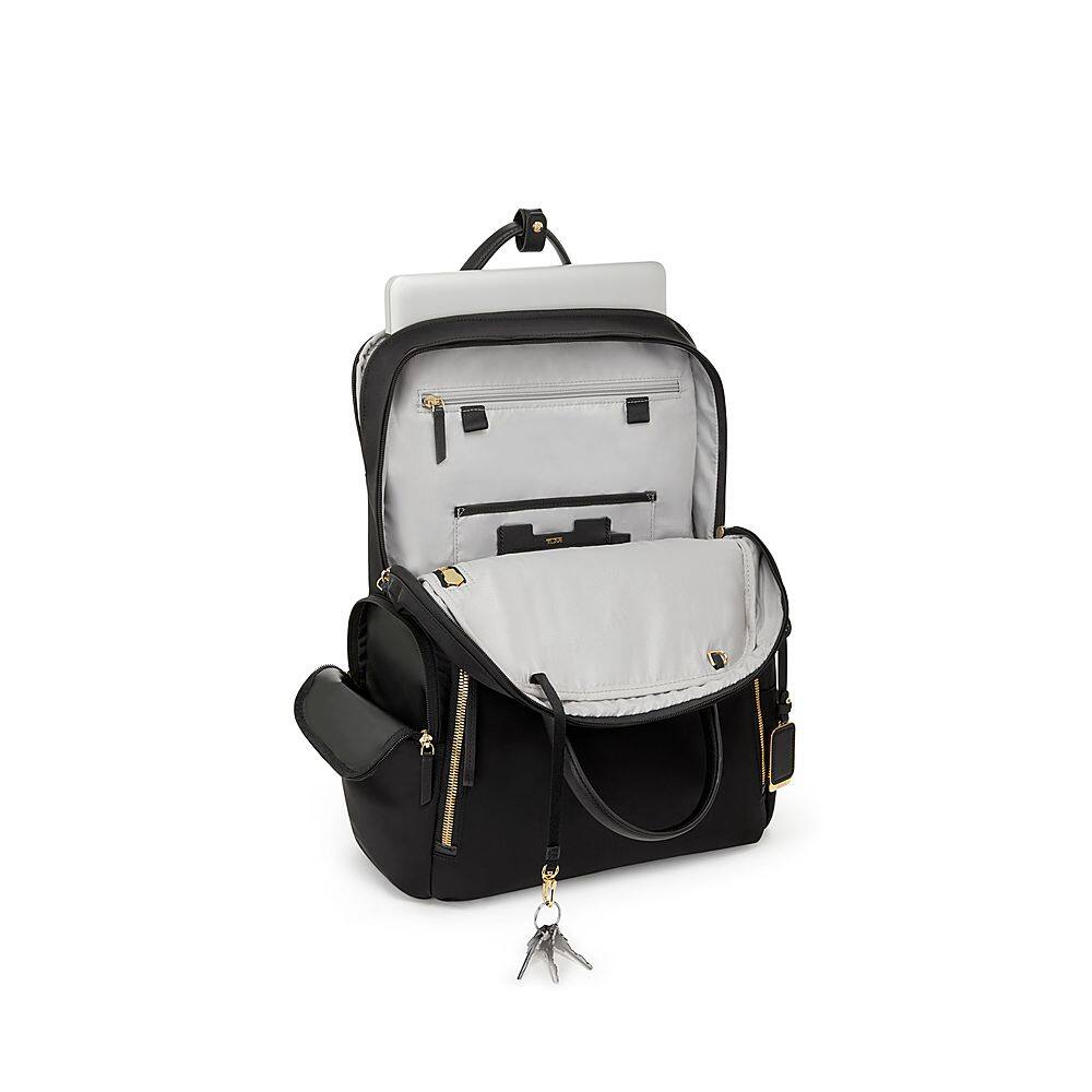 Angle. TUMI - Voyageur Atlanta Backpack - Black/Gold.
