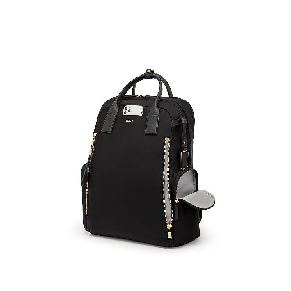 Left. TUMI - Voyageur Atlanta Backpack - Black/Gold.
