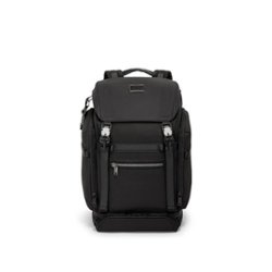 TUMI - Alpha Bravo Expedition Flap Backpack - Black - Front_Zoom