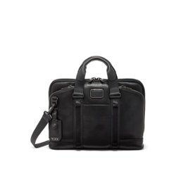 TUMI - Alpha Bravo Academy Brief fits up to 16" Laptop - Black - Front_Zoom