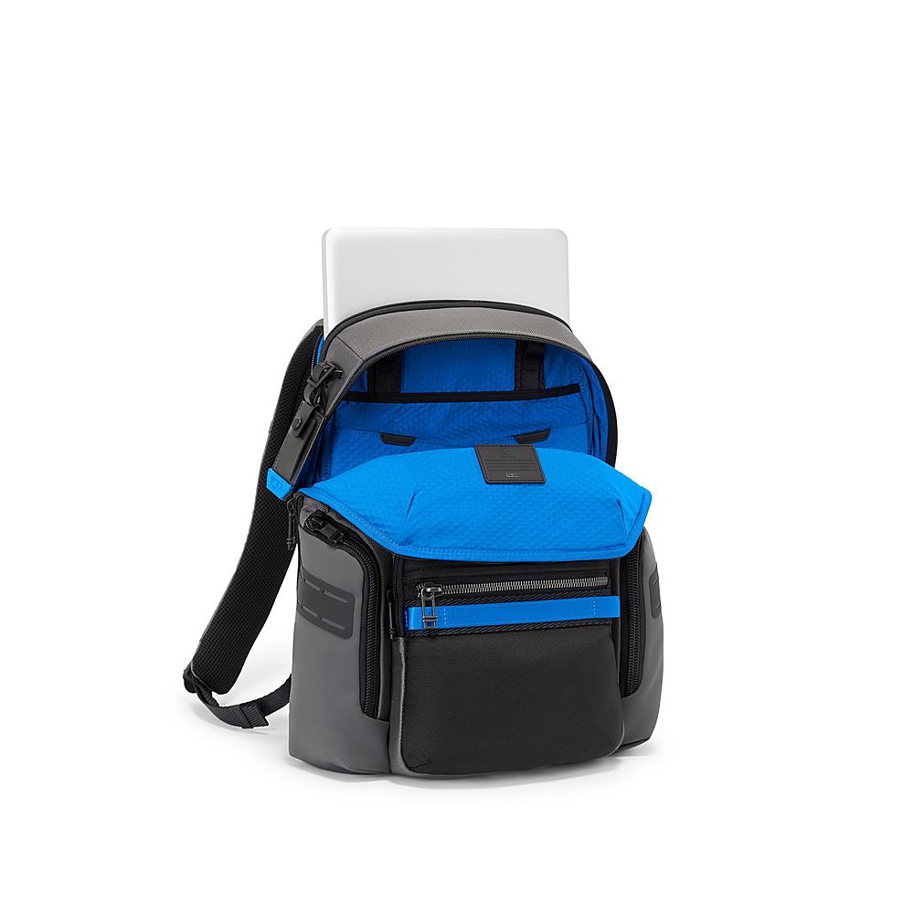 Best Buy: TUMI Alpha Bravo Navigation Backpack Grey/Blue 142479-2665