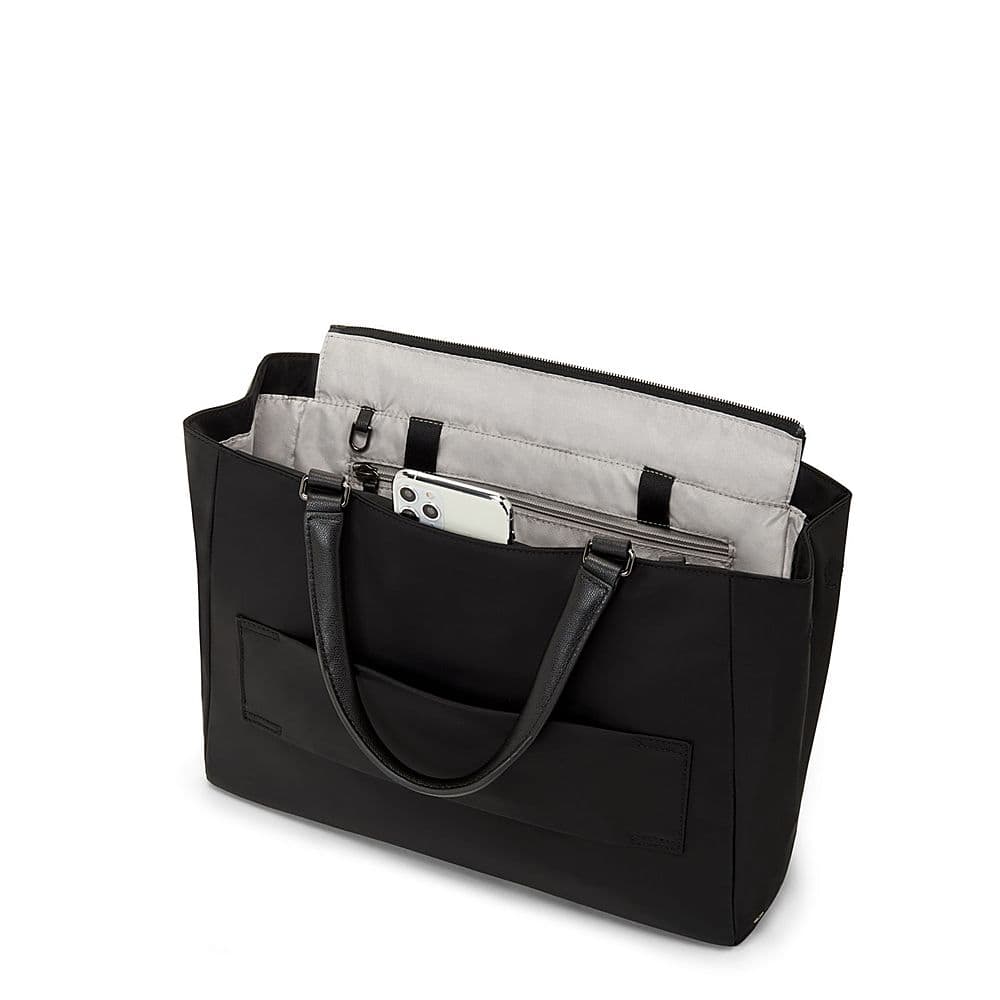 Alt View 11. TUMI - Voyageur Valetta Medium Tote - Black/Gunmetal.