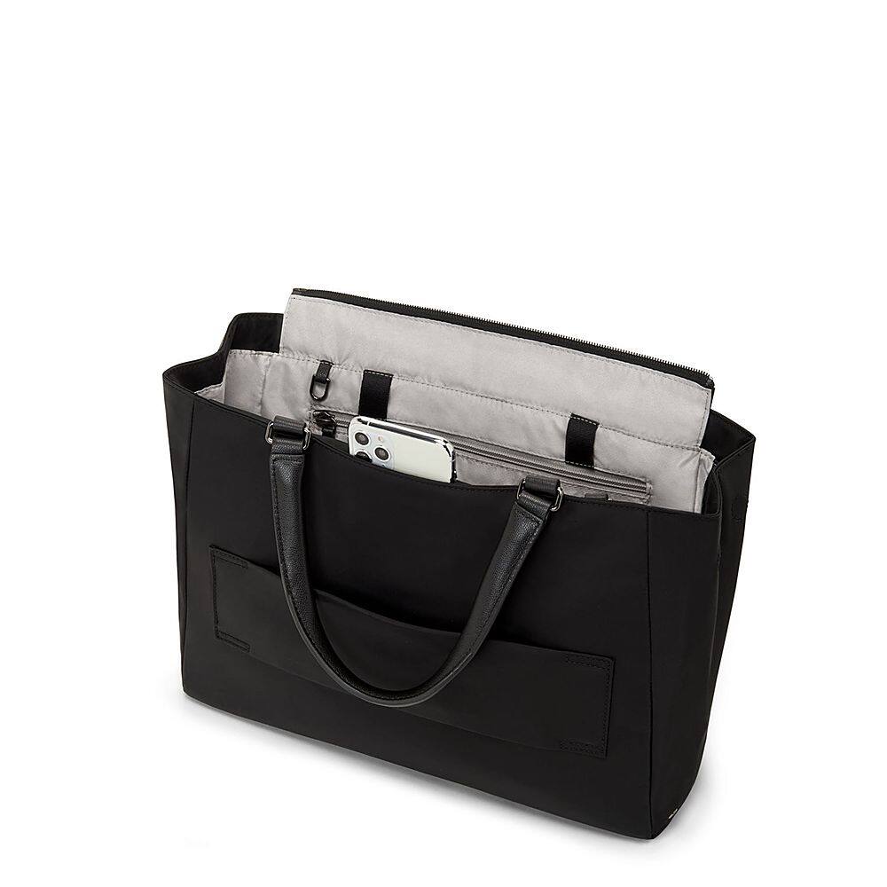 Alt View 11. TUMI - Voyageur Valetta Medium Tote - Black/Gunmetal.
