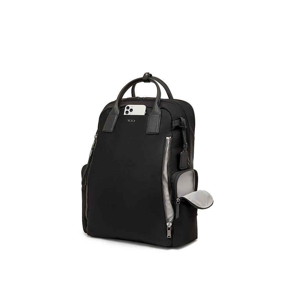 Left. TUMI - Voyageur Atlanta Backpack - Black/Gunmetal.