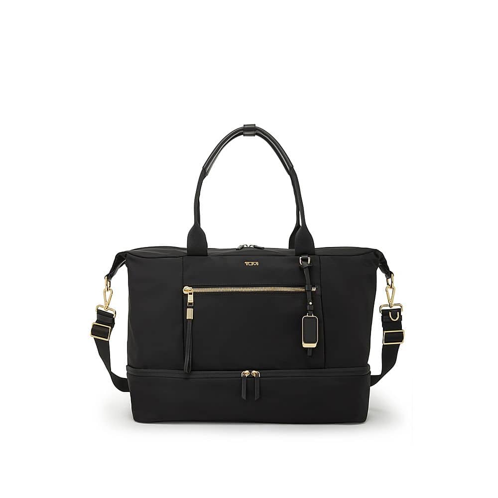 Front. TUMI - Voyageur Continental Weekender - Black/Gold.
