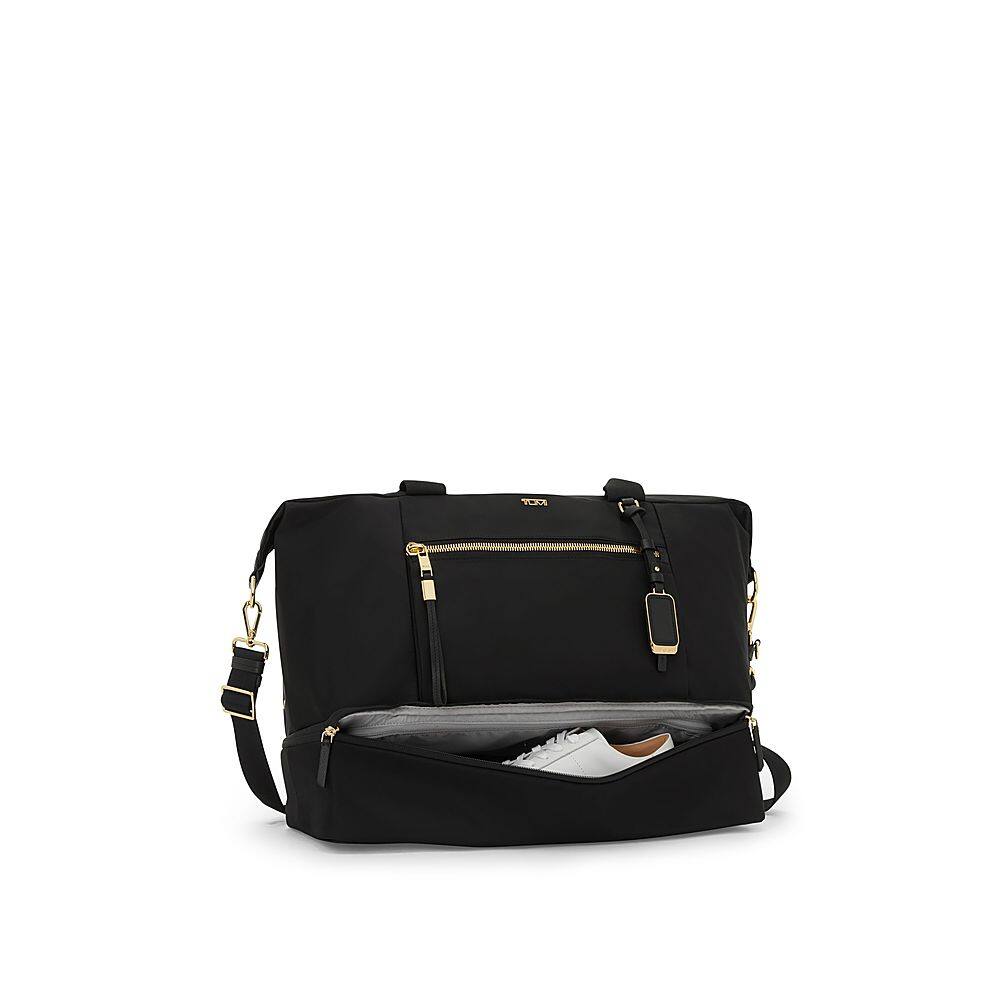 Left. TUMI - Voyageur Continental Weekender - Black/Gold.
