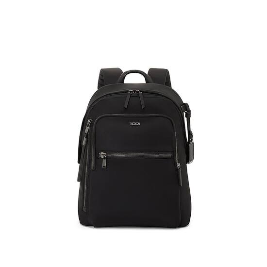 TUMI Voyageur Halsey Backpack Black/Gunmetal 146567-T522