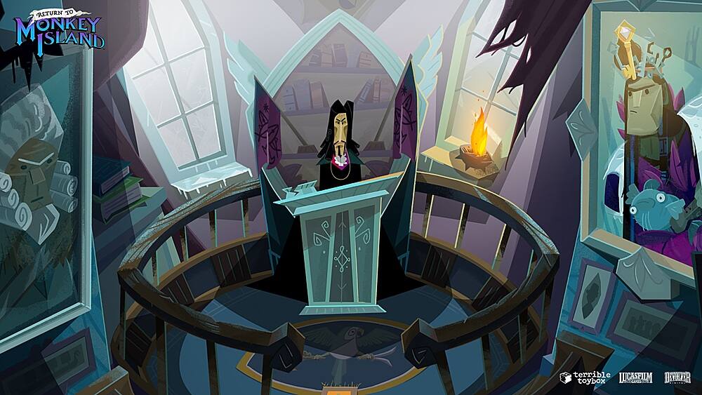 Angle. Limited Run Games - Return to Monkey Island.