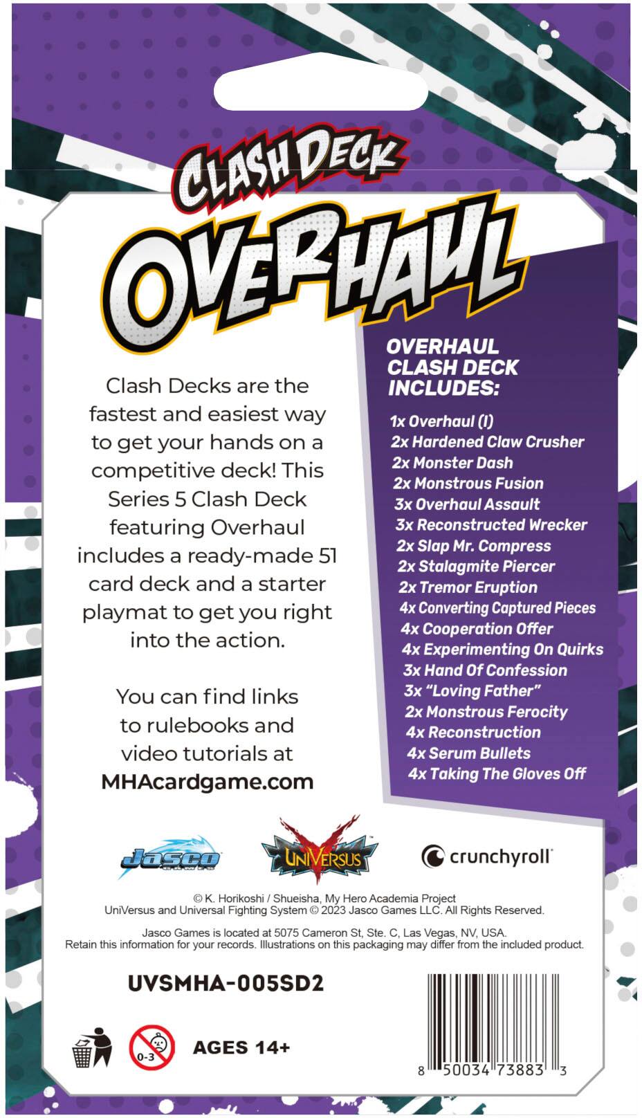 Alt View 13. UniVersus - My Hero Academia Collectible Card Game Set 5: Clash Deck - Styles May Vary.