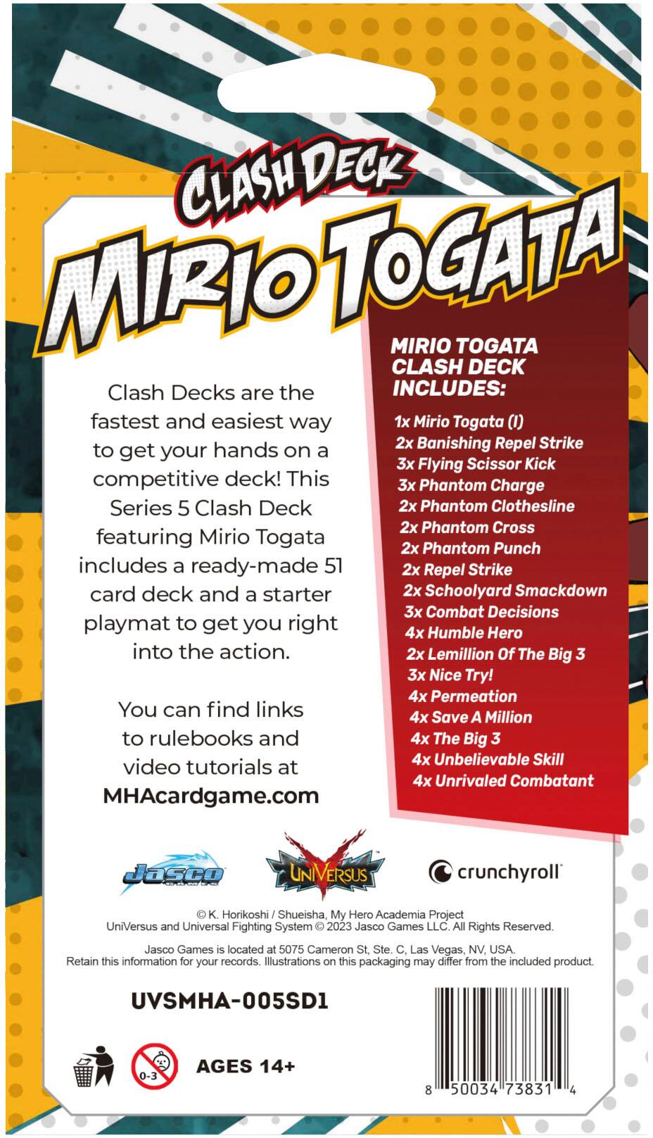 Alt View 14. UniVersus - My Hero Academia Collectible Card Game Set 5: Clash Deck - Styles May Vary.