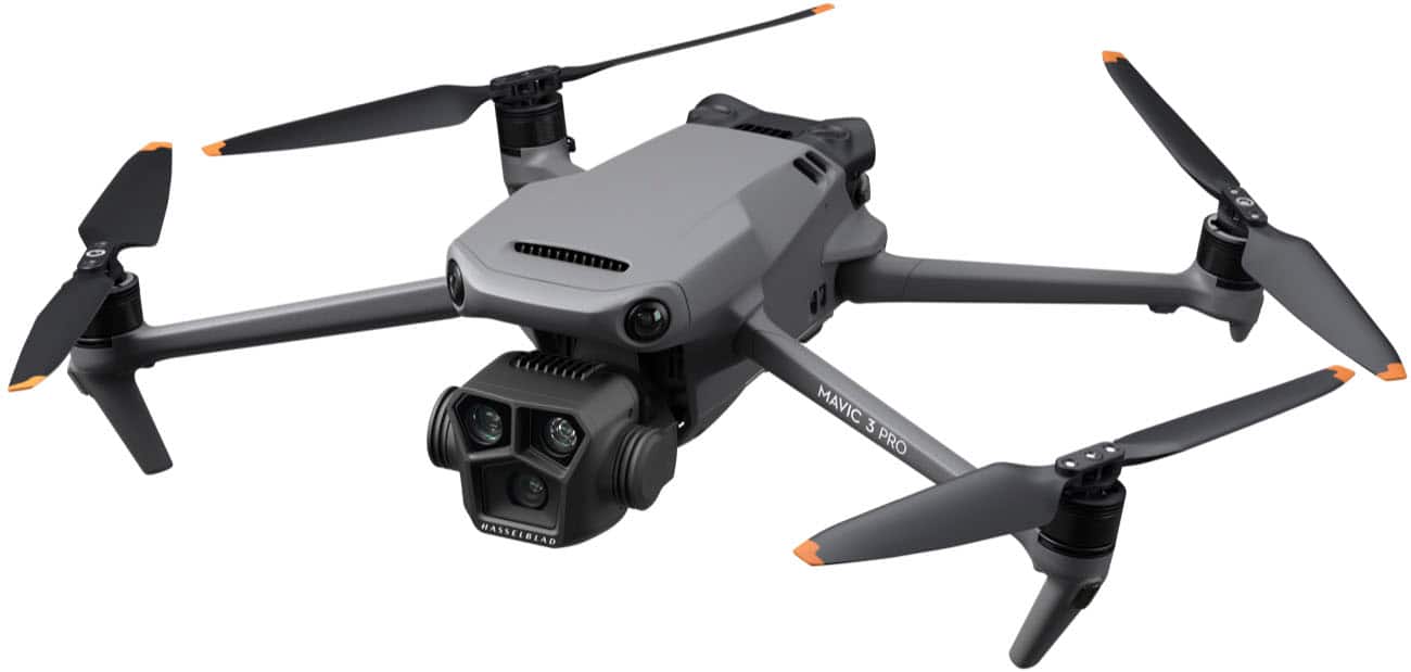 Alt View 13. DJI - Mavic 3 Pro Fly More Combo Drone and RC Pro Remote Control with Built-in Screen - Gray.