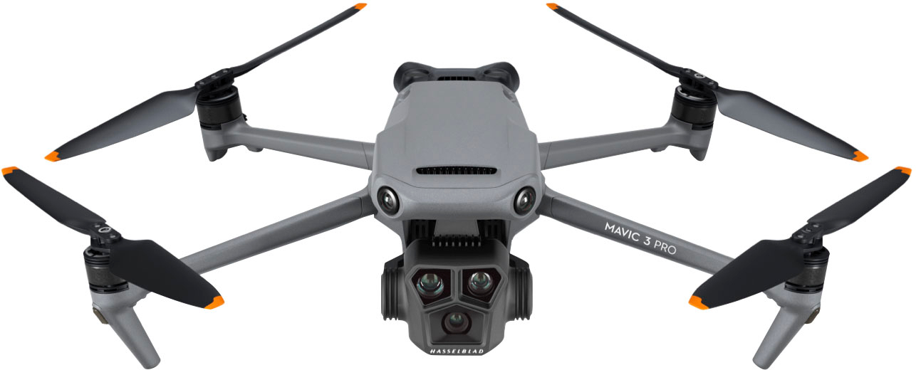 DJI Mavic 3 Pro Drone and RC Remote Control with Built-in Screen
