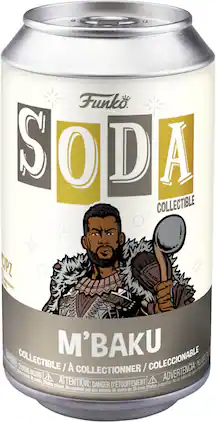 Funko - Vinyl SODA: Black Panther: Wakanda Forever - M'Baku - Multi