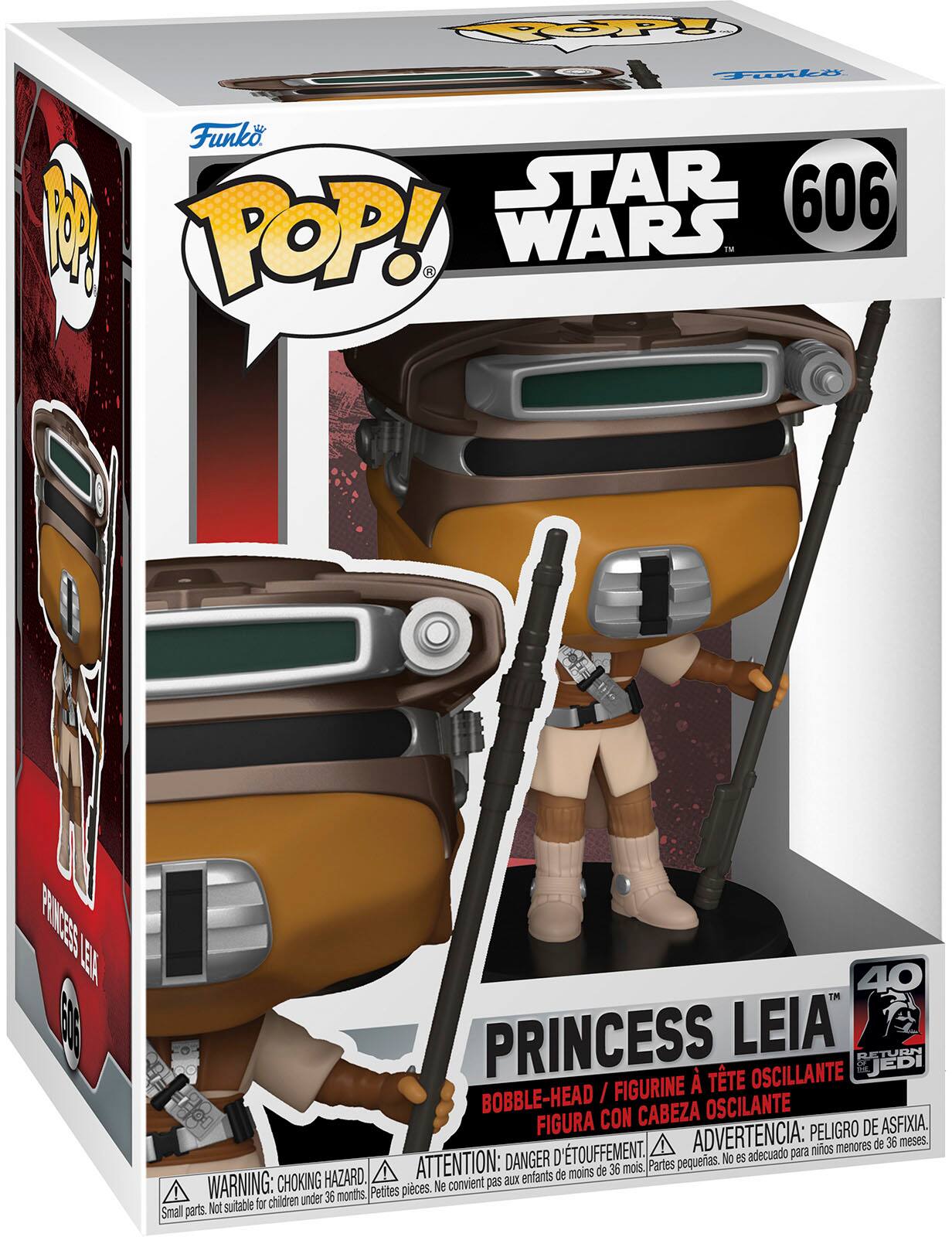 Angle. Funko - POP! Star Wars: Return of the Jedi 40th- Princess Leia.