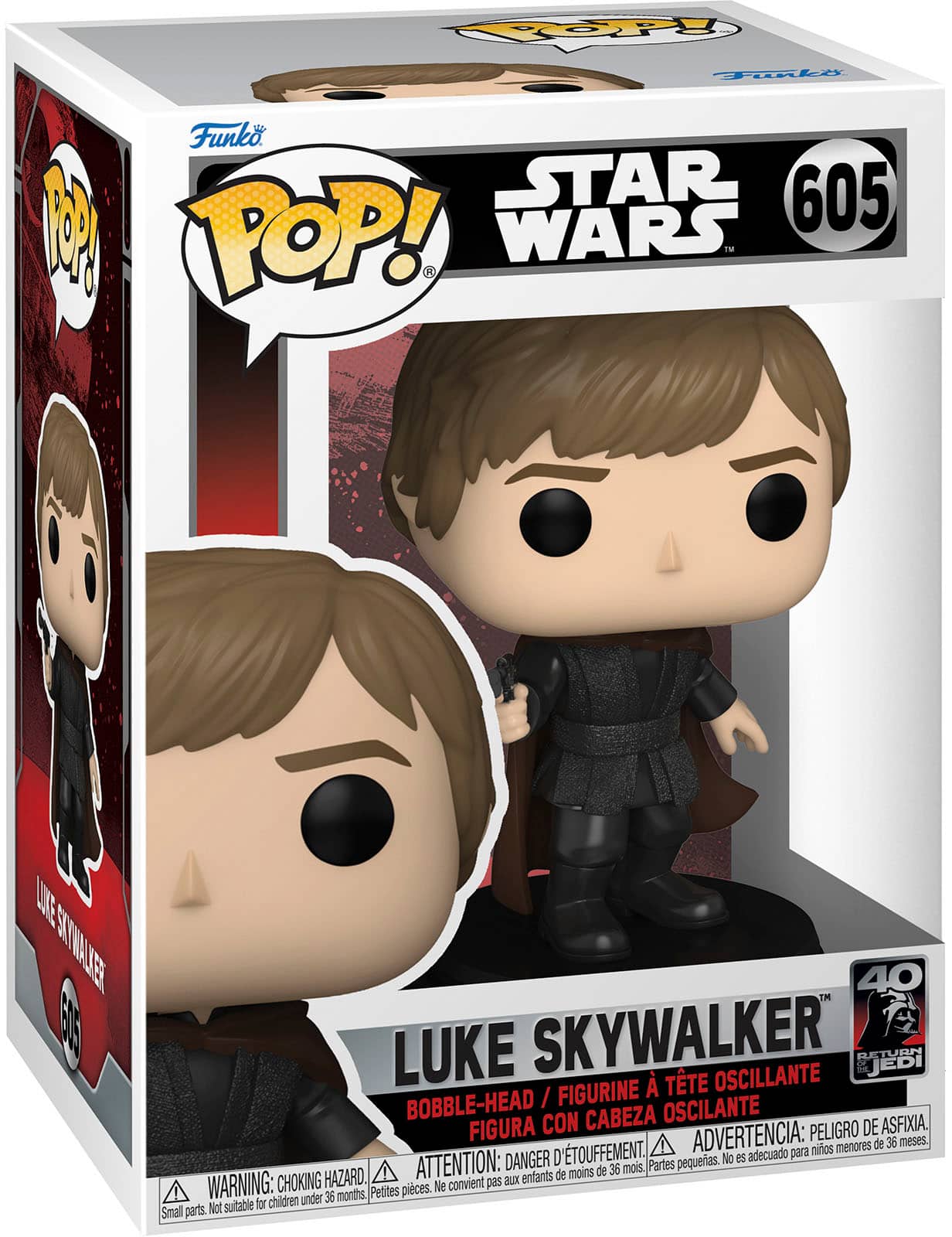 Angle. Funko - POP! Star Wars: Return of the Jedi 40th- Luke Skywalker.