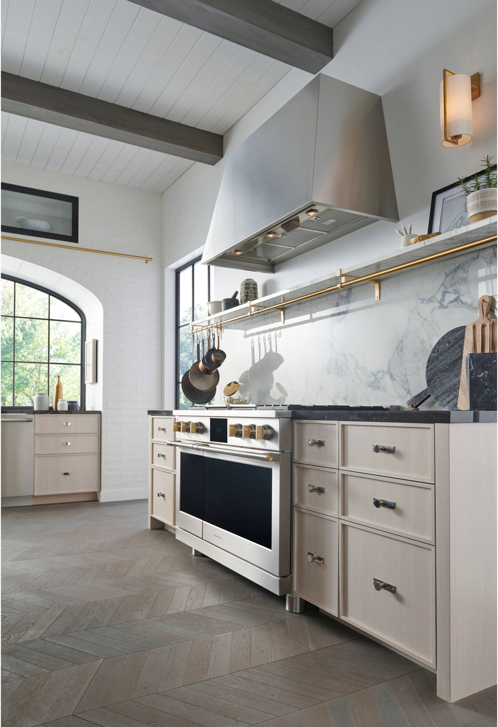 Monogram 48 inches Convertible Wall Range Hood Stainless Steel