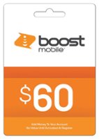 Boost Mobile - Re-Boost $60 Prepaid Phone Card [Digital] - Front_Zoom