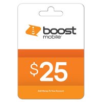 Boost Mobile - Re-Boost $25 Prepaid Phone Card [Digital] - Front_Zoom