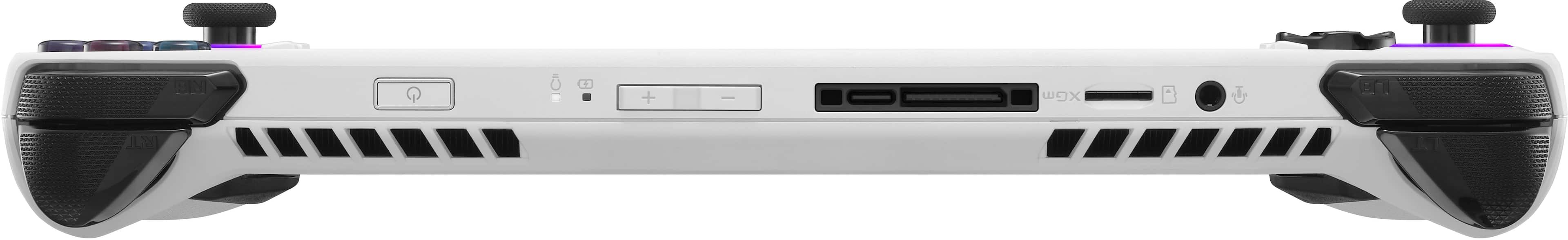 Alt View 13. ASUS - ROG Ally 7" 120Hz FHD 1080p Gaming Handheld - AMD Ryzen Z1 Extreme Processor - 512GB - White.