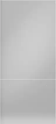 Front. Bertazzoni - Front Panel Kit for Built-In Refrigerator Model REF36BMBZPNV - Stainless Steel.