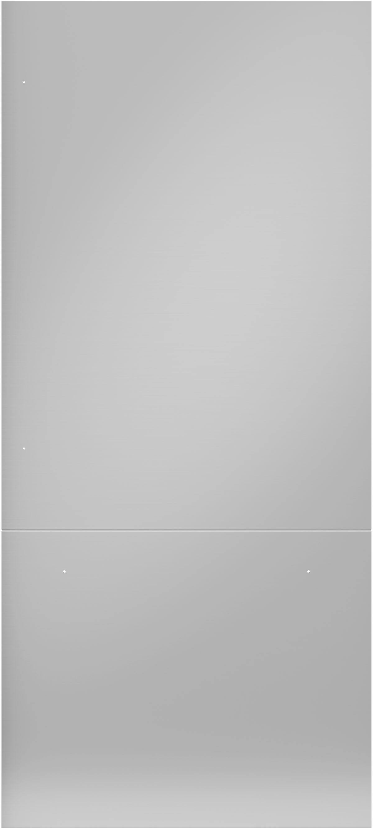 Front. Bertazzoni - Front Panel Kit for Built-In Refrigerator Model REF36BMBZPNV - Stainless Steel.