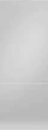 Front. Bertazzoni - Front Panel Kit for Built-In Refrigerator Model REF30BMBZPNV - Stainless Steel.