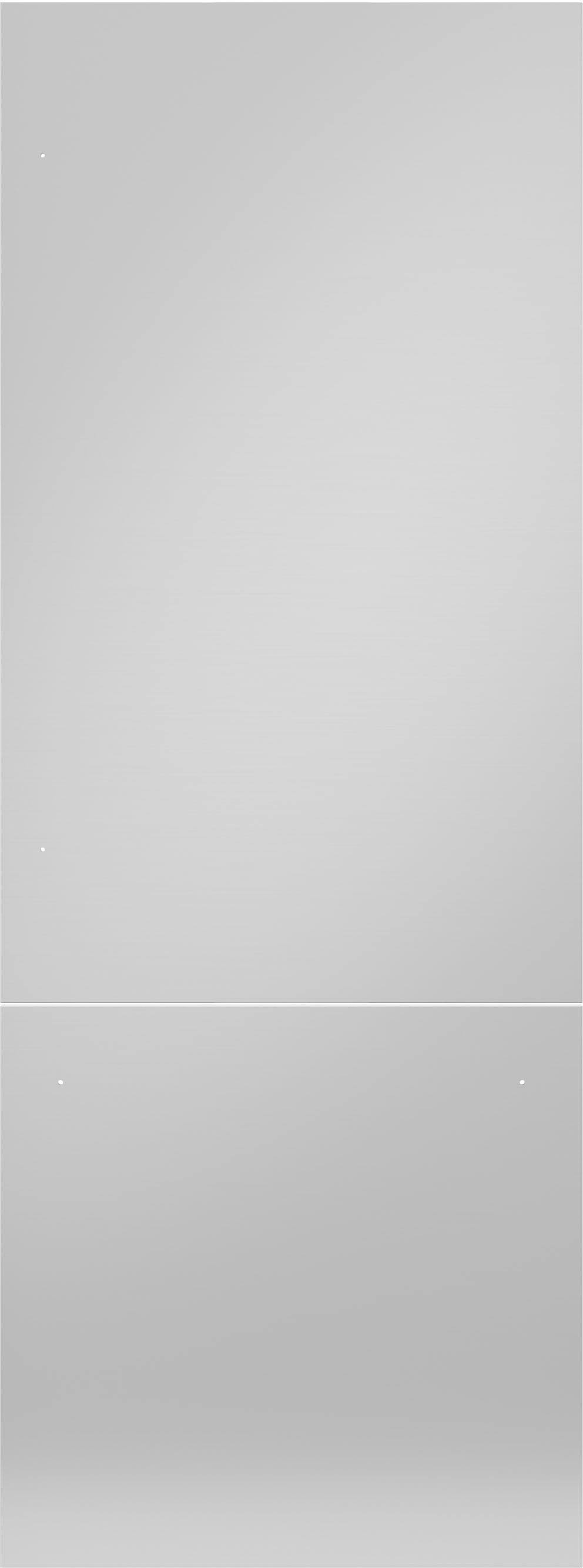 Front. Bertazzoni - Front Panel Kit for Built-In Refrigerator Model REF30BMBZPNV - Stainless Steel.