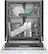 Alt View 2. Bosch - 100 Series 24" Front Control Smart Built-In Hybrid Stainless Steel Tub Dishwasher with 50dBA - White.