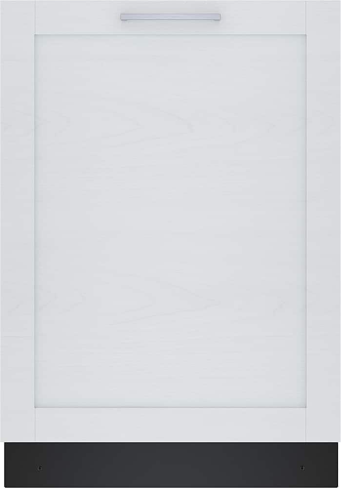 Front. Bosch - 800 Series 24" Top Control Smart Built-In Stainless Steel Tub Dishwasher with 3rd Rack and RackMatic, 42 dBA - Custom Panel Ready.