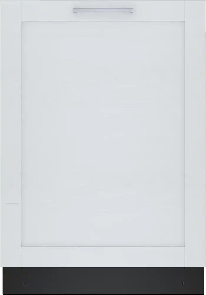 Front. Bosch - 800 Series 24" Top Control Smart Built-In Stainless Steel Tub Dishwasher with 3rd Rack and RackMatic, 42 dBA - Custom Panel Ready.