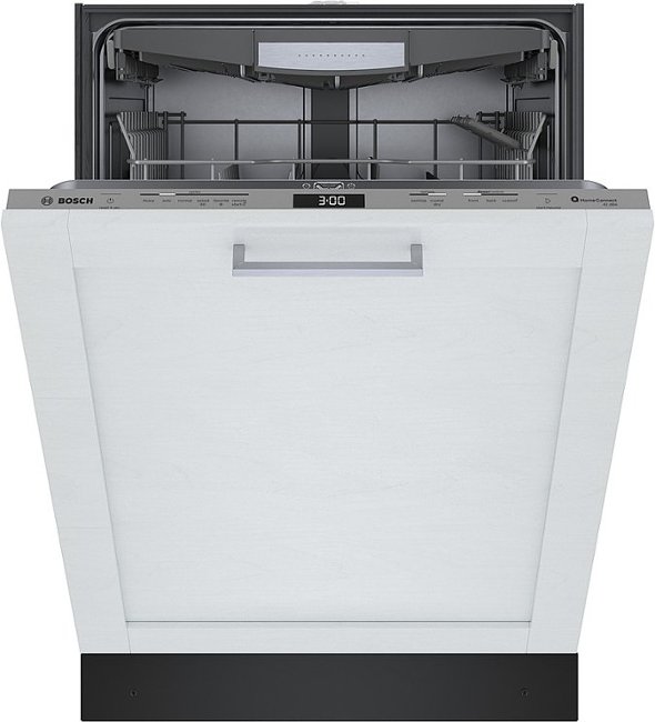Bosch - 800 Series 24" Top Control Smart Built-In Stainless Steel Tub Dishwasher with 3rd Rack and RackMatic, 42 dBA - Custom Panel Ready_2