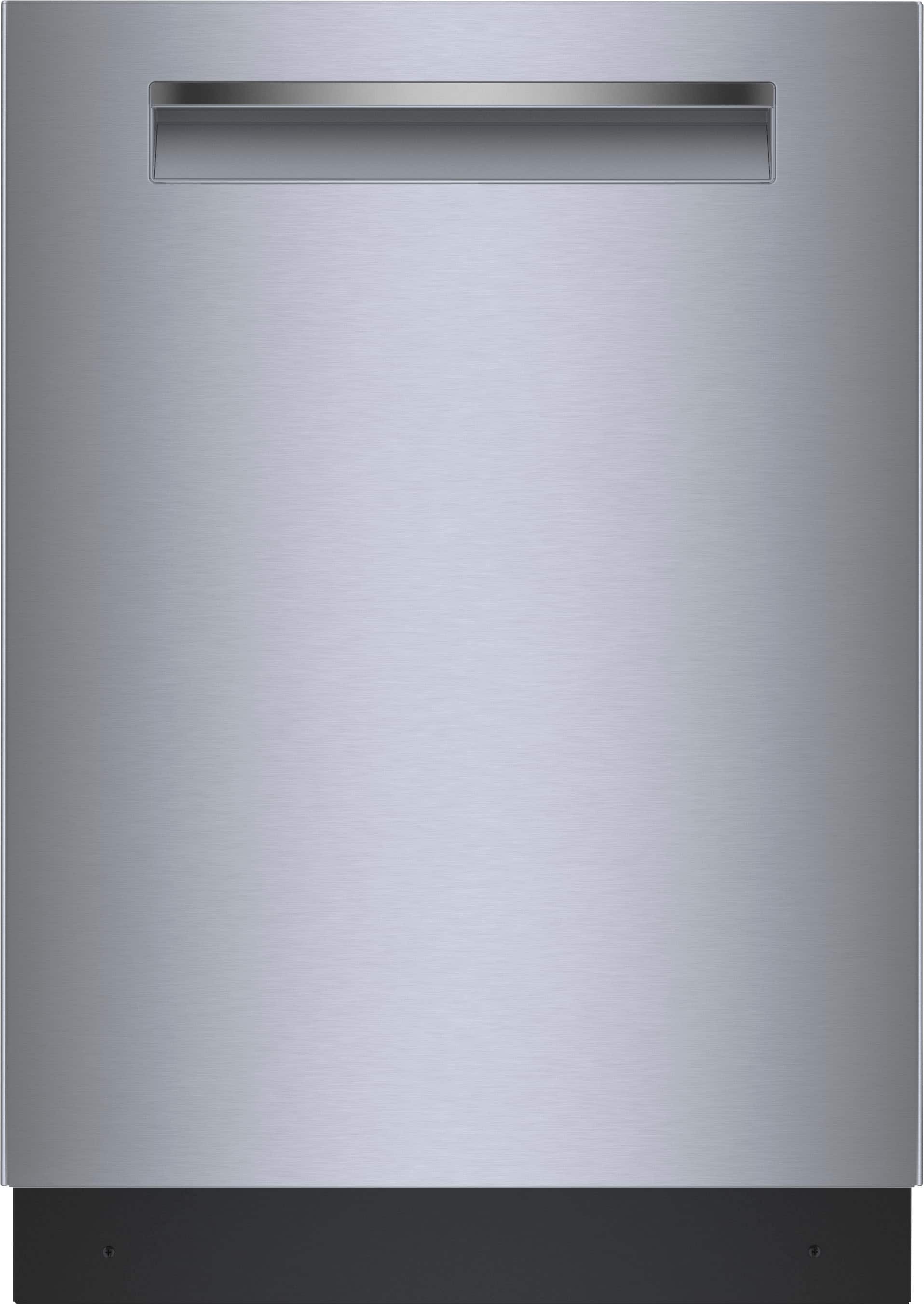 Front. Bosch - 500 Series 24" Top Control Smart Built-In Stainless Steel Tub Dishwasher with 3rd Rack and AutoAir, 44dBA - Stainless Steel.