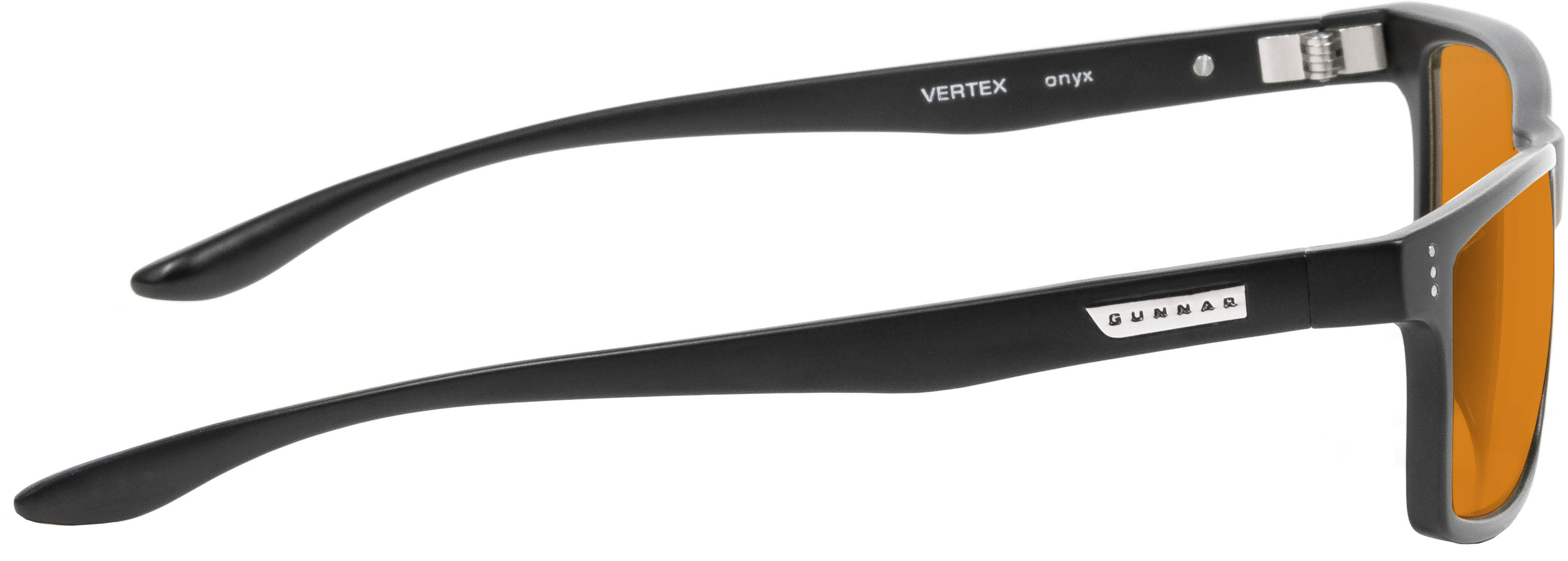 GUNNAR Amber Max Blue Light Reading Glasses Vertex +1.0 Onyx VER-00112 ...