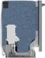 Angle. Bosch - 800 Series 24" Top Control Smart Built-In  Stainless Steel Tub Dishwasher with Flexible 3rd Rack, 42dBA - Stainless Steel.