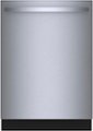 Bosch - 800 Series 24" Top Control Smart Built-In  Stainless Steel Tub Dishwasher with Flexible 3rd Rack, 42dBA - Stainless Steel