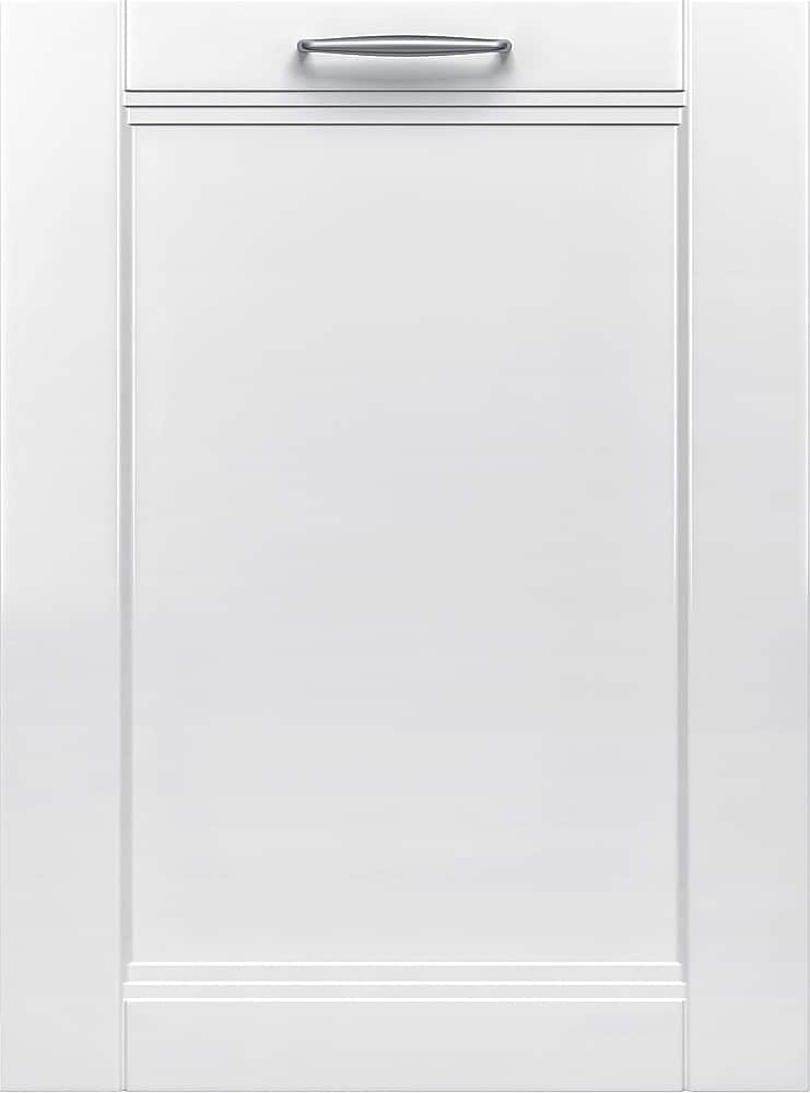 Bosch - Benchmark Series 24" Top Control Smart Built-In Stainless Steel Tub Dishwasher with 3rd Rack and RackMatic, 39 dBA - Custom Panel Ready - Front_Zoom