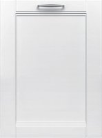 Bosch - Benchmark Series 24" Top Control Smart Built-In Stainless Steel Tub Dishwasher with 3rd Rack and RackMatic, 39 dBA - Custom Panel Ready - Front_Zoom