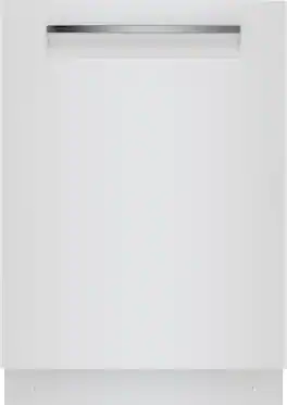 Bosch - 500 Series 24" Top Control Smart Built-In Stainless Steel Tub Dishwasher with 3rd Rack and AutoAir, 44dBA - White