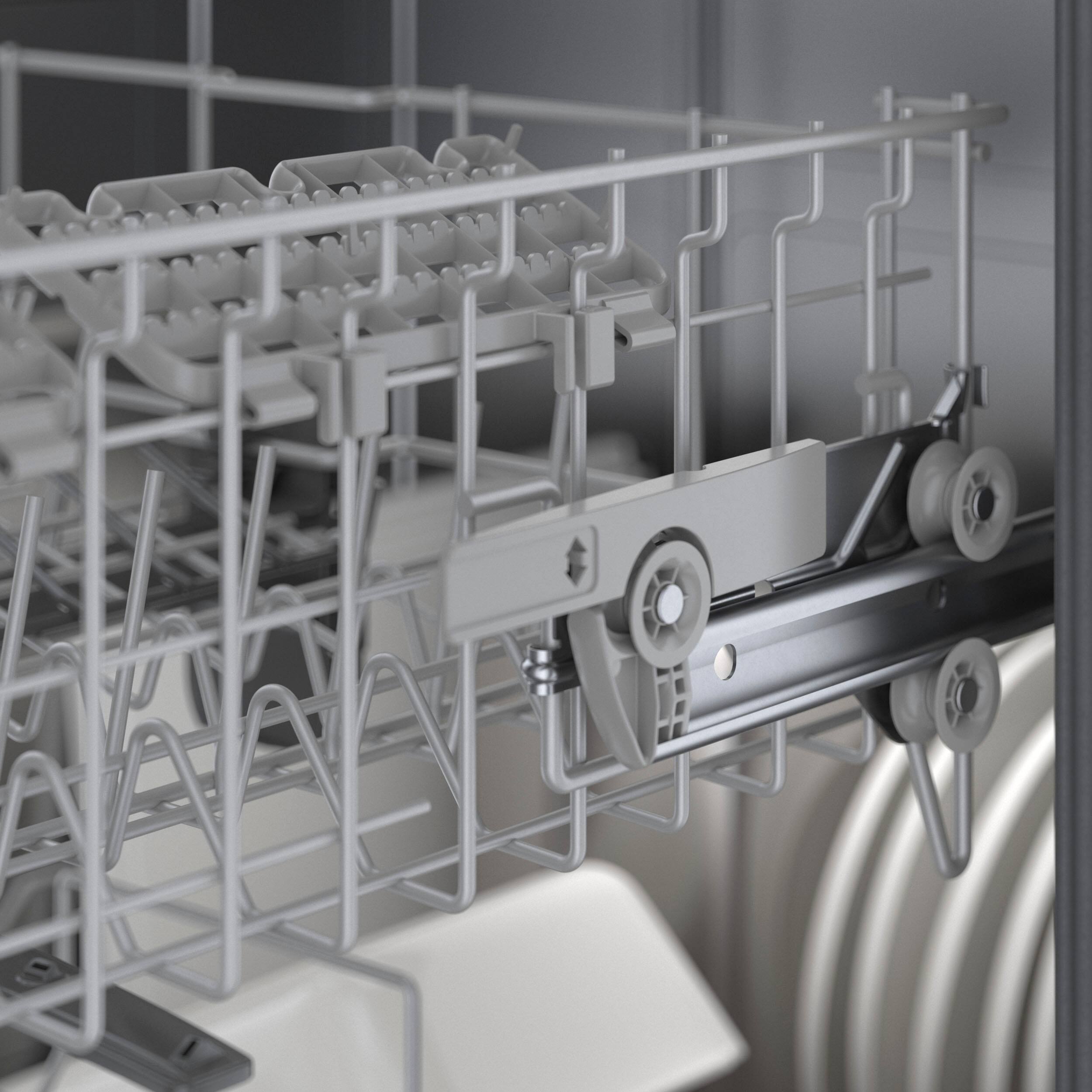 Alt View 14. Bosch - 500 Series 24" Top Control Smart Built-In Stainless Steel Tub Dishwasher with 3rd Rack and AutoAir, 44dBA - White.
