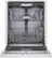 Alt View 2. Bosch - 500 Series 24" Top Control Smart Built-In Stainless Steel Tub Dishwasher with 3rd Rack and AutoAir, 44dBA - White.