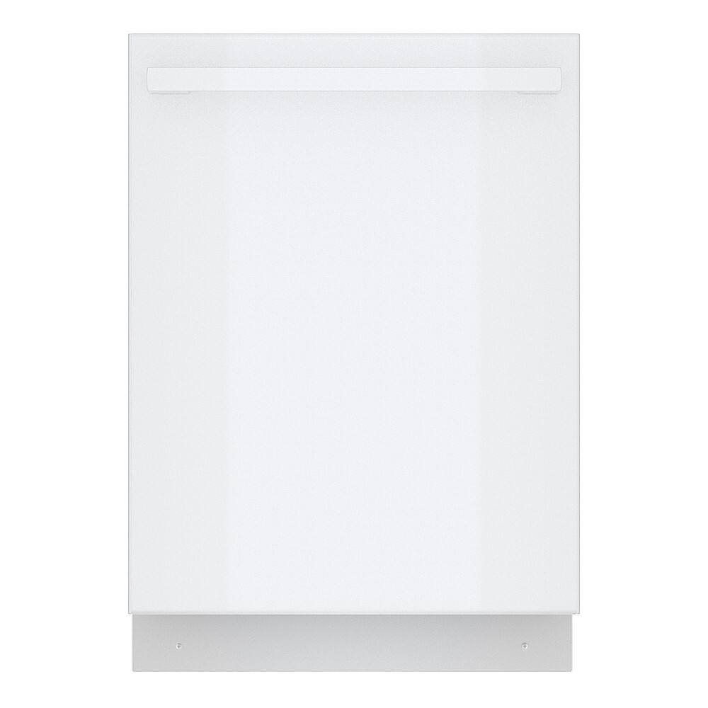 Bosch - 100 Series Premium 24" Top Control Smart Built-In Hybrid Stainless Steel Tub Dishwasher with 3rd Rack, 46 dBA - White